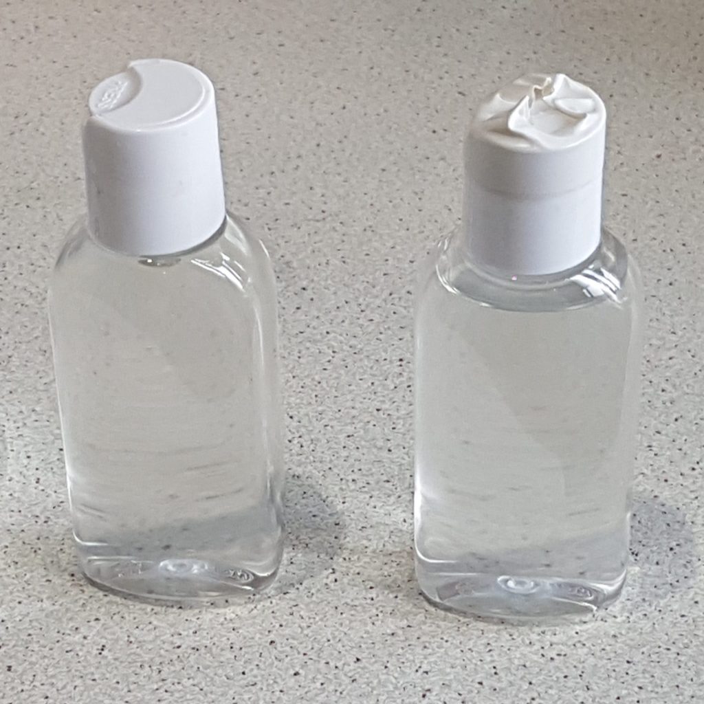 Alcohol Hand Sanitiser Bottles